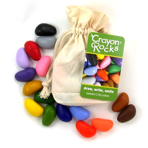 Crayon Rocks | Farvekridt - Crayon Rocks 16 stk i stofpose