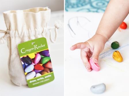 Crayon Rocks | Farvekridt - Crayon Rocks 8 stk i stofpose