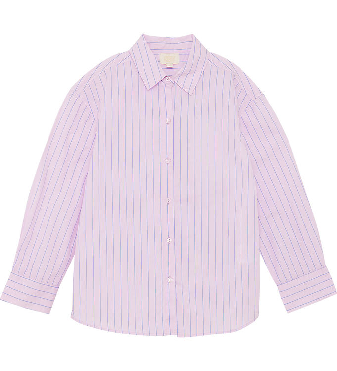 Creamie Skjorte - Poplin - Rose Pink m. Striber