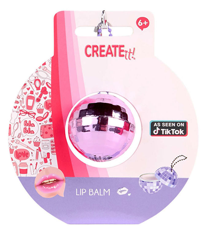 Create It Læbepomade - Discokugle - Lilla