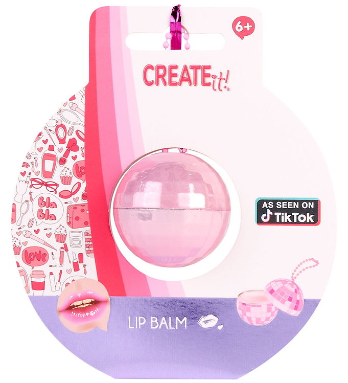 Create It Læbepomade - Discokugle - Pink