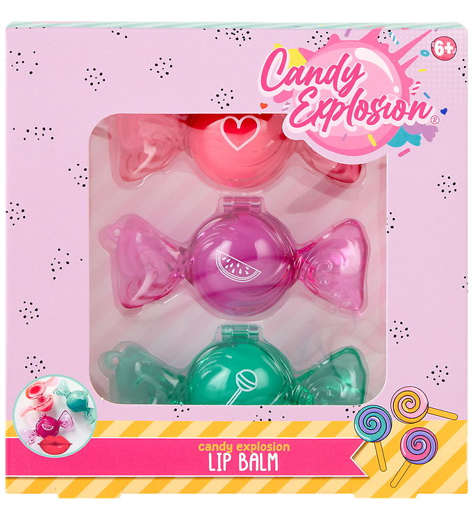 Create It Læbepomader - Candy Explosion - Candy Toffee - 3-pak