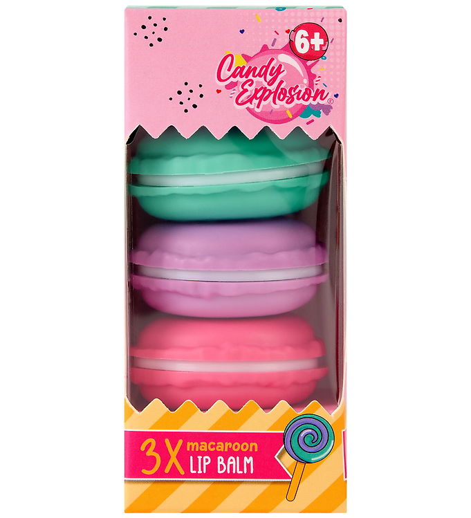 Create It Læbepomader - Candy Explosion - Macarons - 3-pak