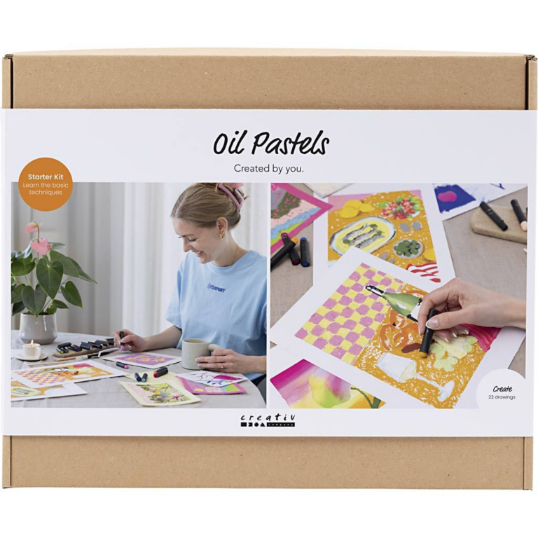 Creativ Company | Læringssæt - Oliepastel