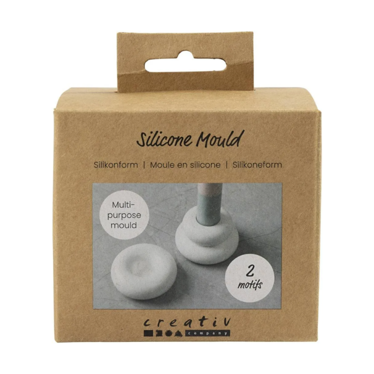 Creativ Company | Silikoneform - Donutformede lysestager, 2 stk Creativ Company | Silikoneform - Donutformede lysestager, 2 stk