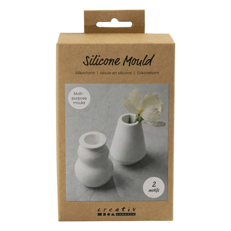 Creativ Company | Silikoneform - Vase & lysestage, 2 stk Creativ Company | Silikoneform - Vase & lysestage, 2 stk