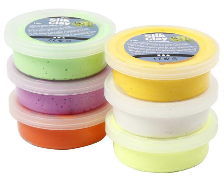 Creativ Company | Silk Clay 6 x14 gr. - Påskefarver