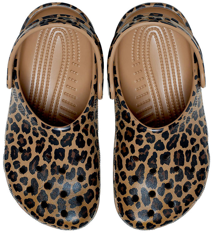 Crocs Sandaler - Classic Animal Clog K - Sepia/Leopard