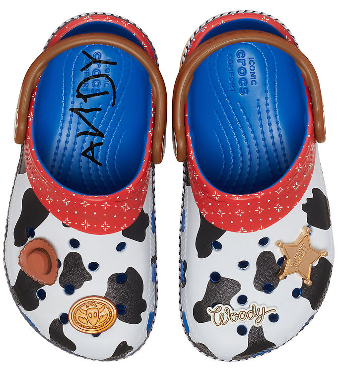 Crocs Sandaler - Classic Clog T - Toy Story Woody - Blue Jean