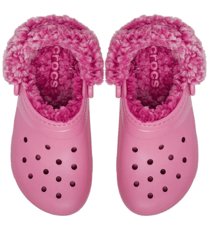 Crocs Sandaler - Fleece - Classic Lined Clog K - Quiet Rose