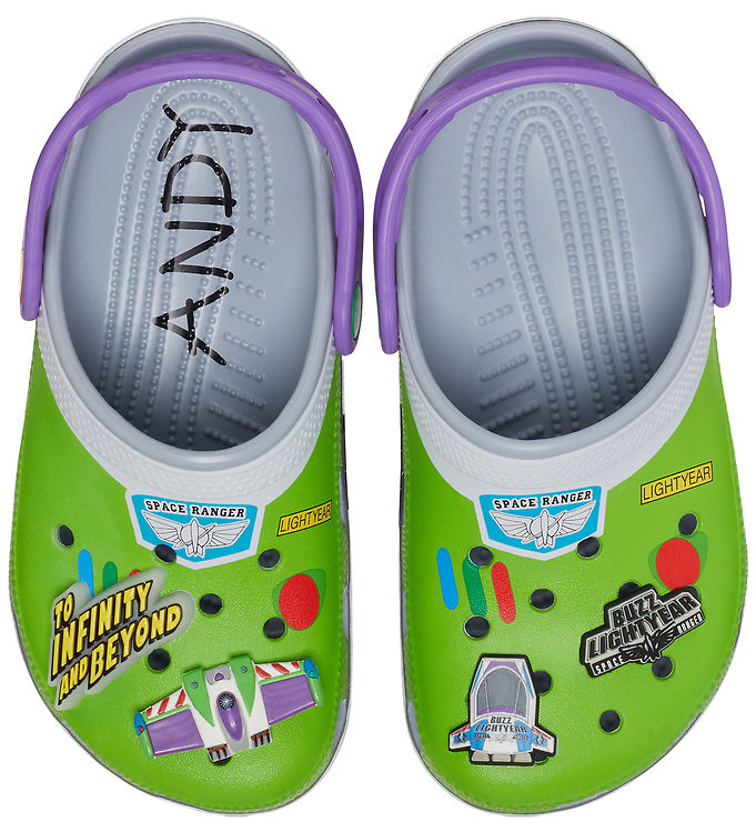 Crocs Sandaler m. Lys - Classic Clog K - Toy Story Buzz - Blue G