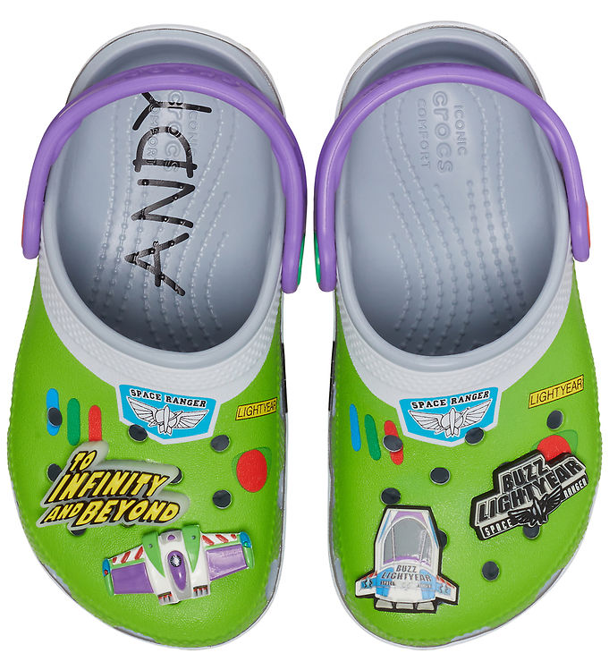 Crocs Sandaler m. Lys - Classic Clog T - Toy Story Buzz - Blue G