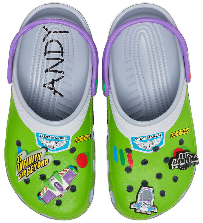 Crocs Sandaler m. Lys - Classic Clog - Toy Story Buzz - Blue Gre