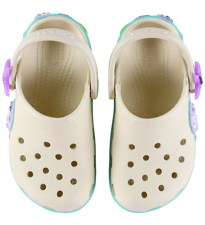 Crocs sandaler - Classic Sea Sparkel Shaker - Frappe