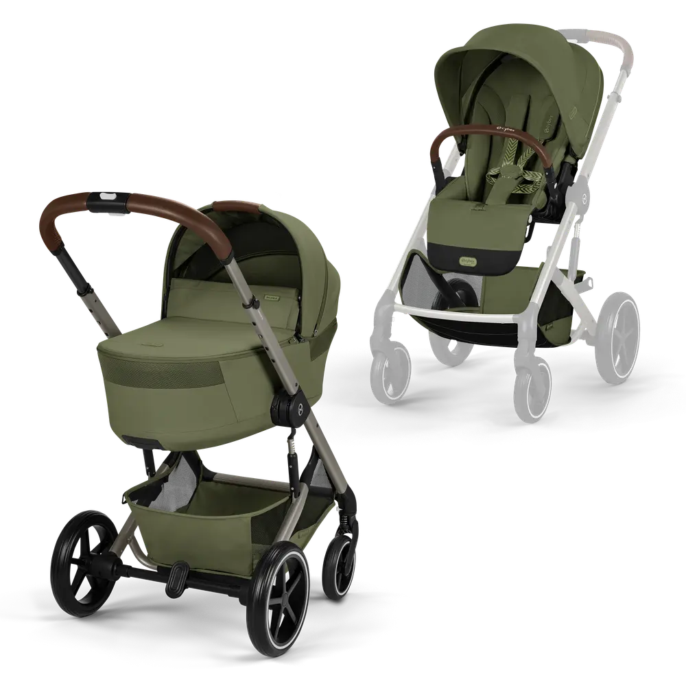 Cybex Balios S Lux Inkl. Foldbar Liggedel - Moss Green Cybex Balios S Lux Inkl. Foldbar Liggedel - Moss Green