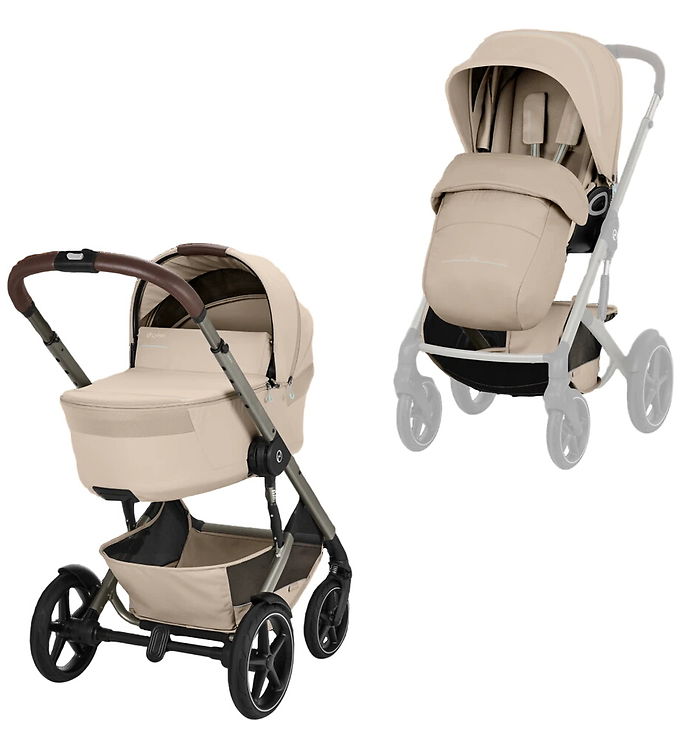 Cybex Klapvogn/Barnevogn - Talos S Lux - 2-i-1 - Almond Beige Cybex Klapvogn/Barnevogn - Talos S Lux - 2-i-1 - Almond Beige