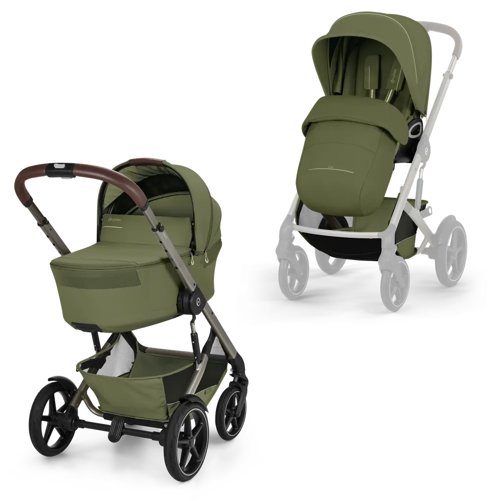 Cybex Talos S Lux Inkl. Foldbar Liggedel - Moss Green Cybex Talos S Lux Inkl. Foldbar Liggedel - Moss Green