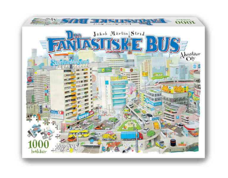 Den fanstastiske bus Ahnstarr City 1000 brikker