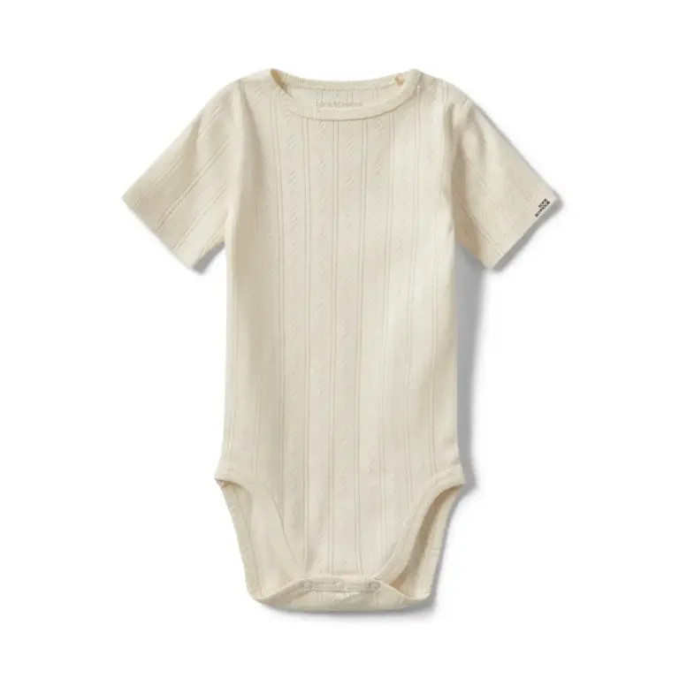 Dicte Kortærmet Body - Off White - 68