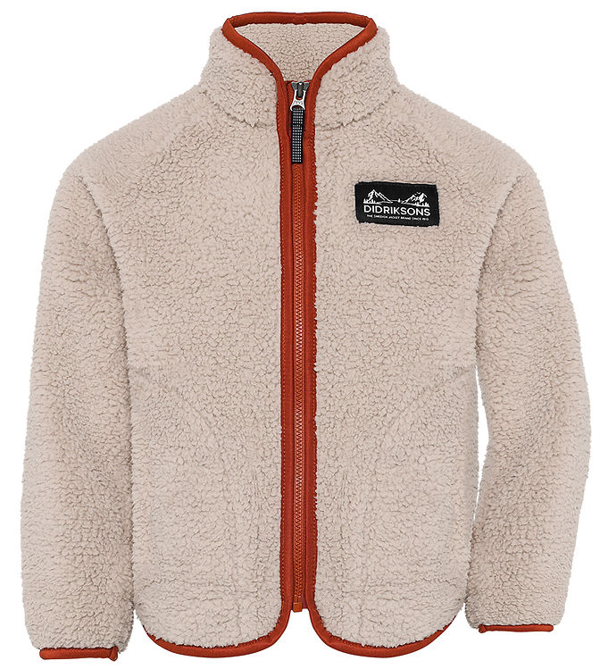 Didriksons Fleecejakke - Teddy - Gibbs - Beach Beige Didriksons Fleecejakke - Teddy - Gibbs - Beach Beige