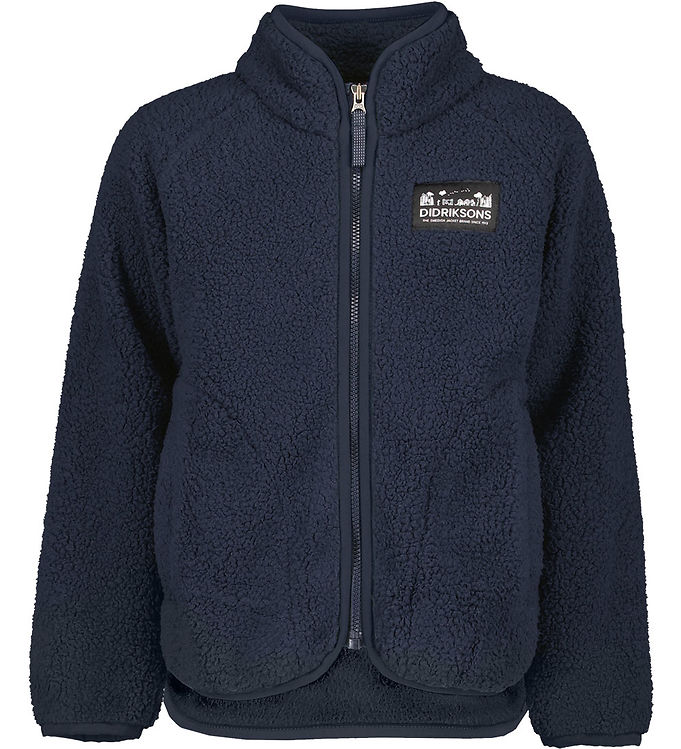 Didriksons Fleecejakke - Teddy - Gibbs - Navy Didriksons Fleecejakke - Teddy - Gibbs - Navy