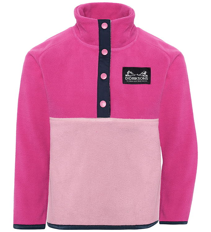 Didriksons Fleecetrøje - Monte - Cactus Pink Didriksons Fleecetrøje - Monte - Cactus Pink