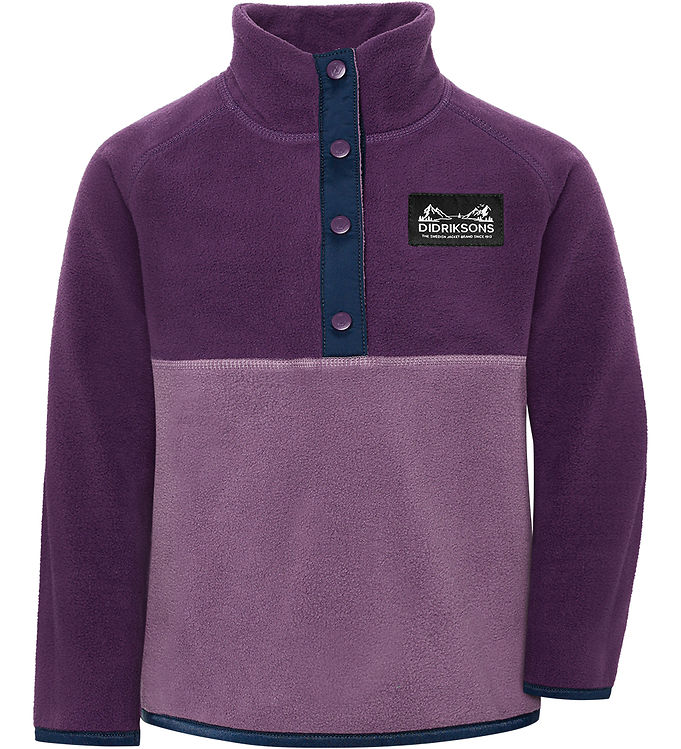Didriksons Fleecetrøje - Monte - Northen Purple Didriksons Fleecetrøje - Monte - Northen Purple
