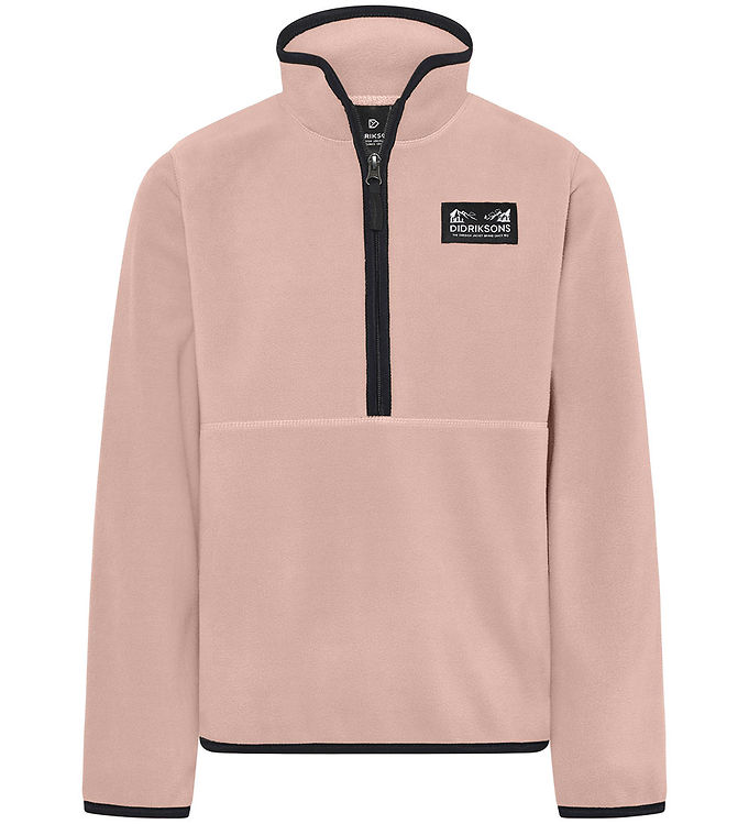 Didriksons Fleecetrøje - Rubi - Vintage Pink Didriksons Fleecetrøje - Rubi - Vintage Pink