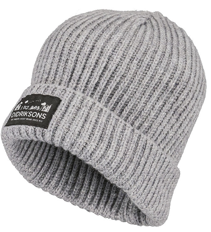 Didriksons Hue - Strik - Bus - Grey Melange Didriksons Hue - Strik - Bus - Grey Melange