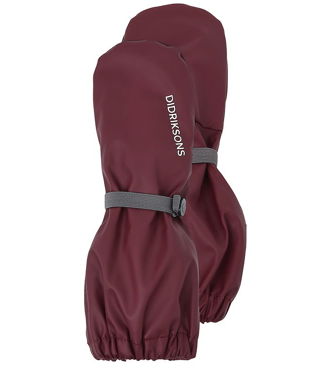 Didriksons Luffer m. Fleece - PU - Pileglove - Anemon Red