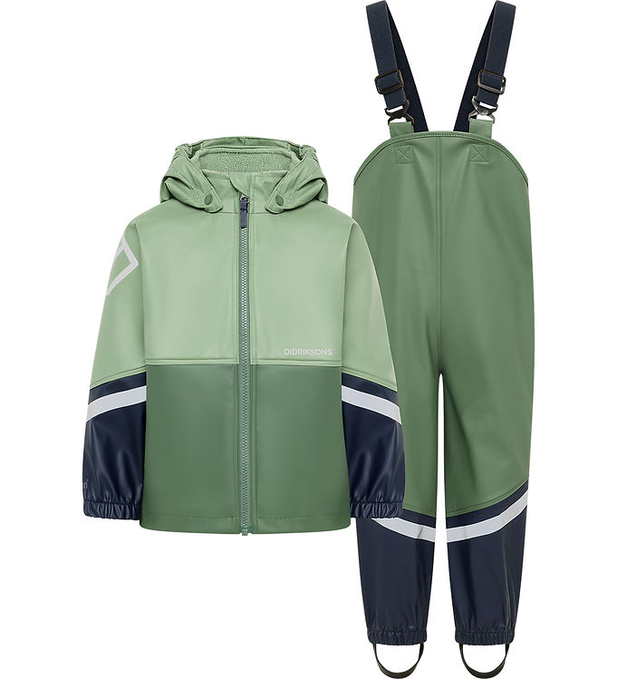 Didriksons Regntøj m. Seler - PU - Waterman - Sage Green Didriksons Regntøj m. Seler - PU - Waterman - Sage Green