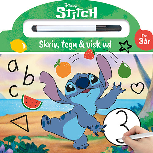 Disney - Stitch - Skriv og visk ud (papbog med ikke-permanent pen) Disney - Stitch - Skriv og visk ud (papbog med ikke-permanent pen)