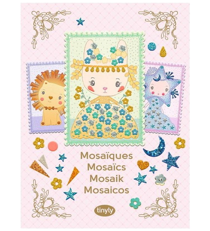 Djeco Kreasæt - Tinyly Mosaikker - Mia, Margo & Light