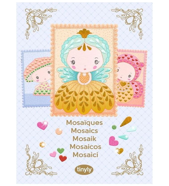 Djeco Kreasæt - Tinyly Mosaikker - Stella, Mushy & Minko