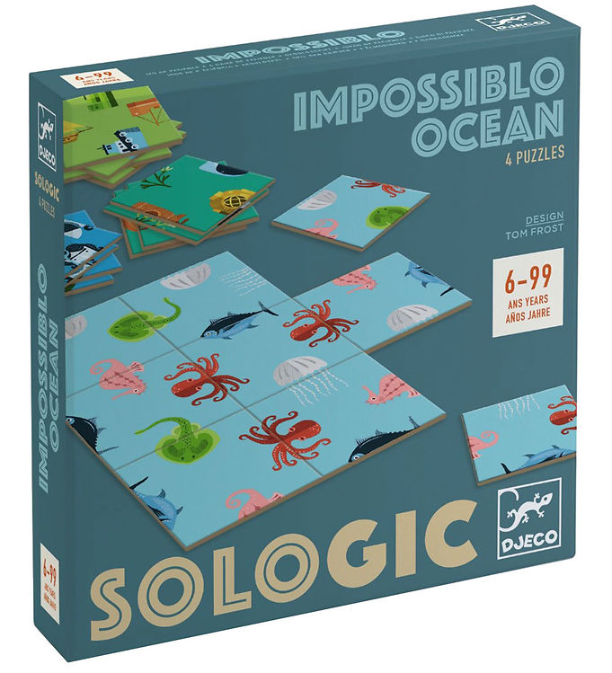 Djeco Puslespil - 9x4 Brikker - Ocean Djeco Puslespil - 9x4 Brikker - Ocean