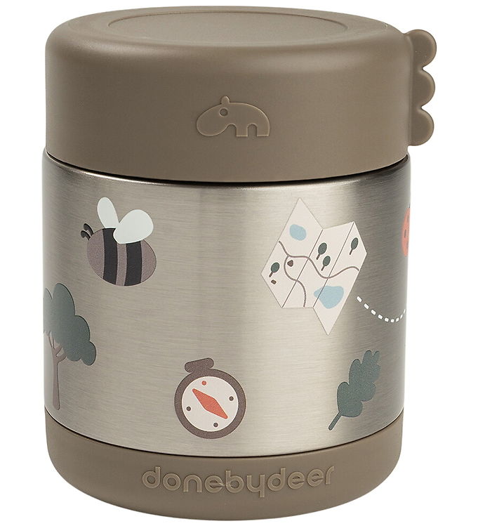 Done by Deer Termobeholder - 300 ml - Tiny Trails - Sand Done by Deer Termobeholder - 300 ml - Tiny Trails - Sand