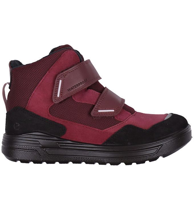 Ecco Vinterstøvler - Urban Snow - BLACK/RED PLUM/DARK RUBY