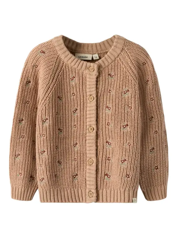 Emlen ls strik cardigan - ROEBUCK - 104