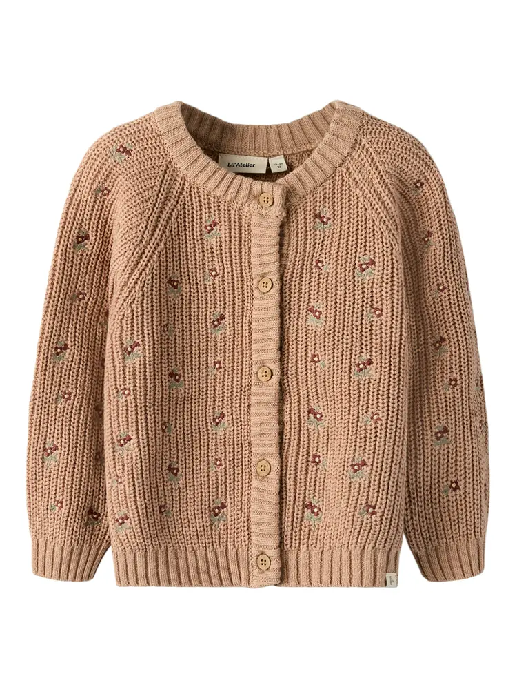 Emlen ls strik cardigan - ROEBUCK - 104 Emlen ls strik cardigan - ROEBUCK - 104