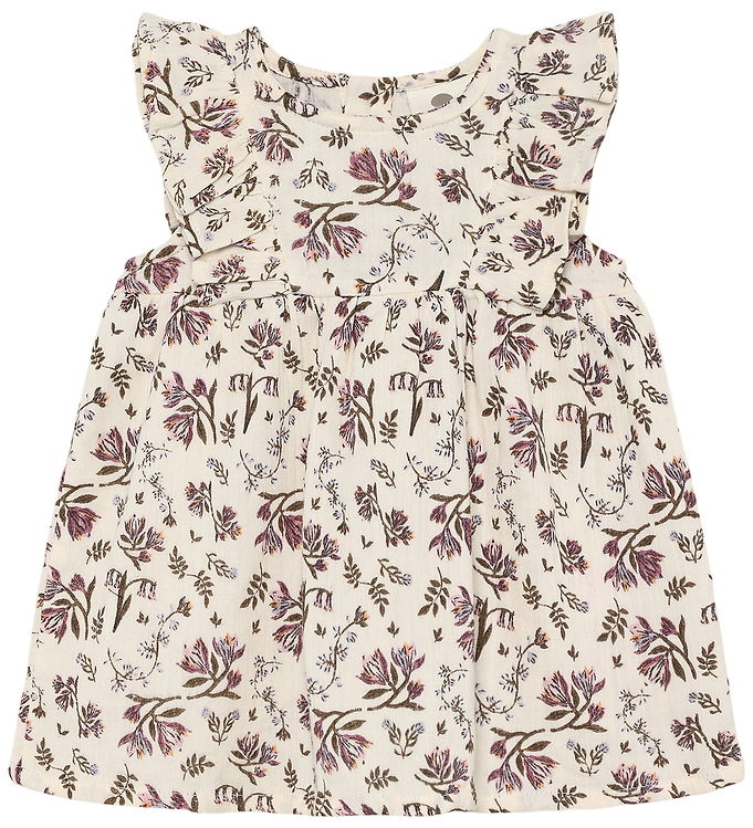 En Fant Kjole - Floral Woven - Eggnog En Fant Kjole - Floral Woven - Eggnog