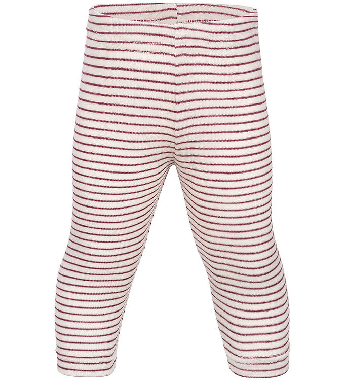 Engel Leggings - Uld/Silke - Natural/Orchid Engel Leggings - Uld/Silke - Natural/Orchid