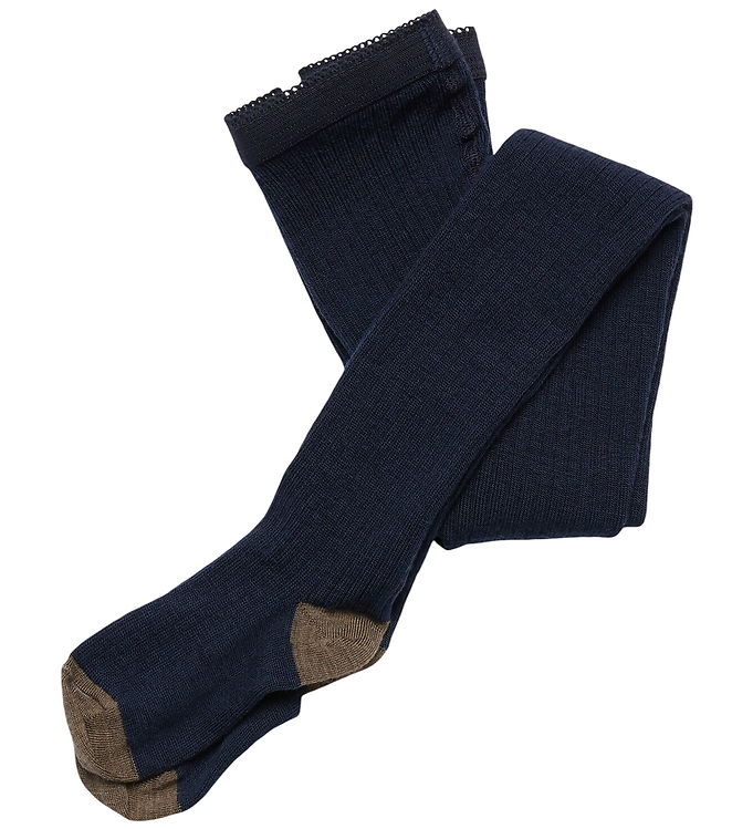FUB Strømpebukser - 2-pak - Uld - Dark Navy FUB Strømpebukser - 2-pak - Uld - Dark Navy