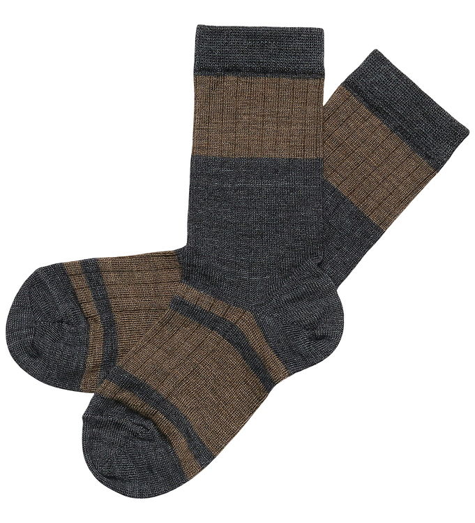 FUB Strømper - 2-pak - Uld - Hazel Melange FUB Strømper - 2-pak - Uld - Hazel Melange