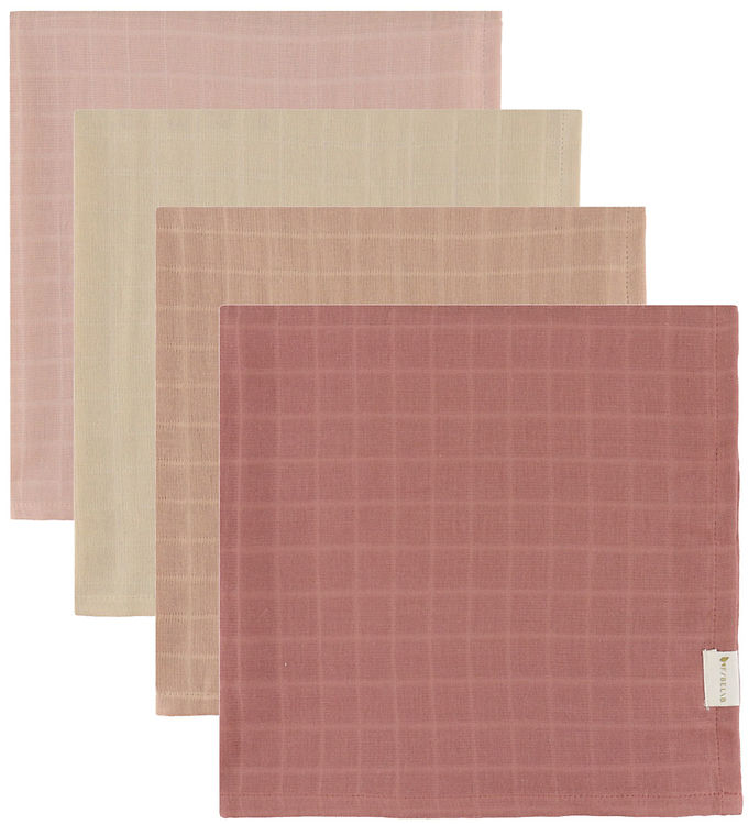 Fabelab Stofbleer - 4-Pak - 60x60 cm - Dusty Rose Mix Fabelab Stofbleer - 4-Pak - 60x60 cm - Dusty Rose Mix