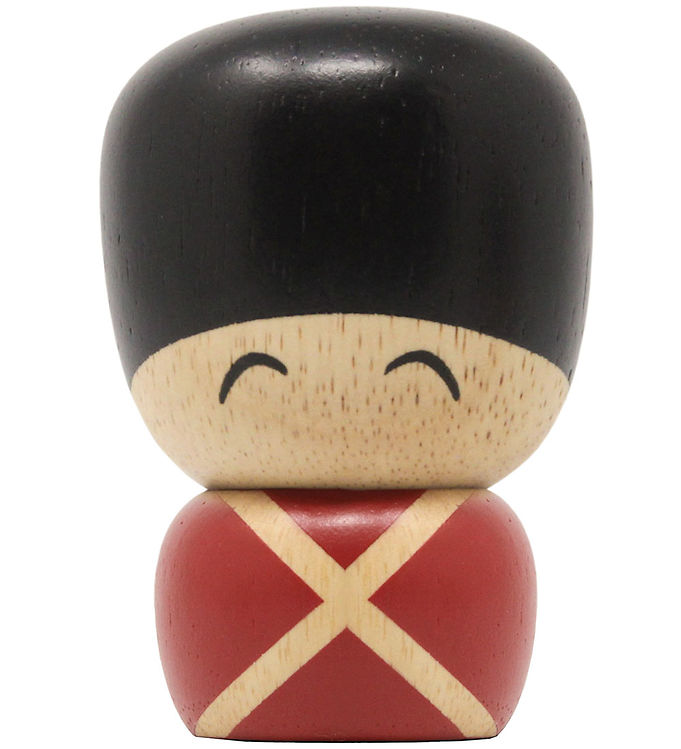 FableWood Garder - Christian - 6 cm - Natur/Rød/Sort FableWood Garder - Christian - 6 cm - Natur/Rød/Sort