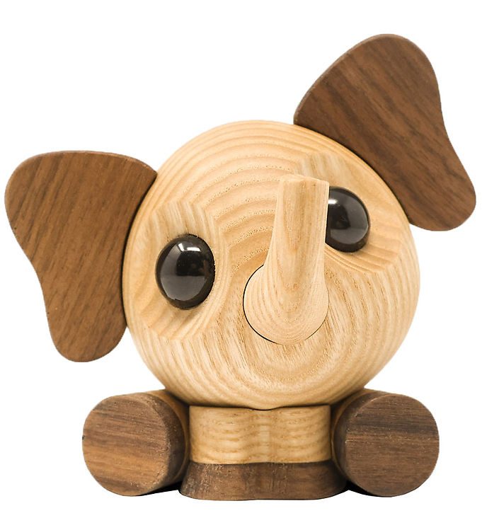 FableWood Pick-Me-Up Elefant - Flora - 9 cm - Natur FableWood Pick-Me-Up Elefant - Flora - 9 cm - Natur