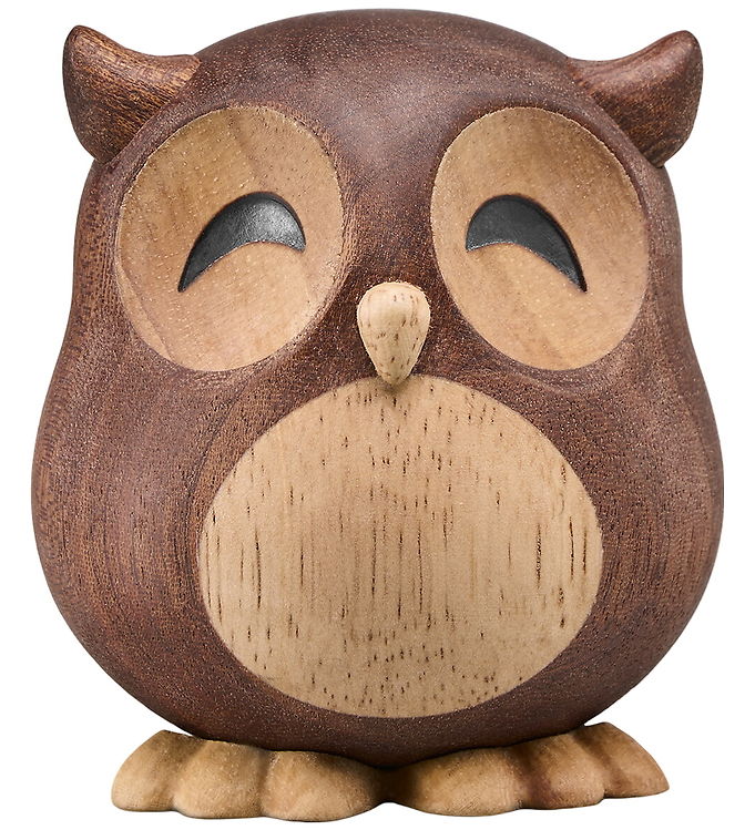FableWood Stor Ugle - Villum - 8 cm - Natur FableWood Stor Ugle - Villum - 8 cm - Natur