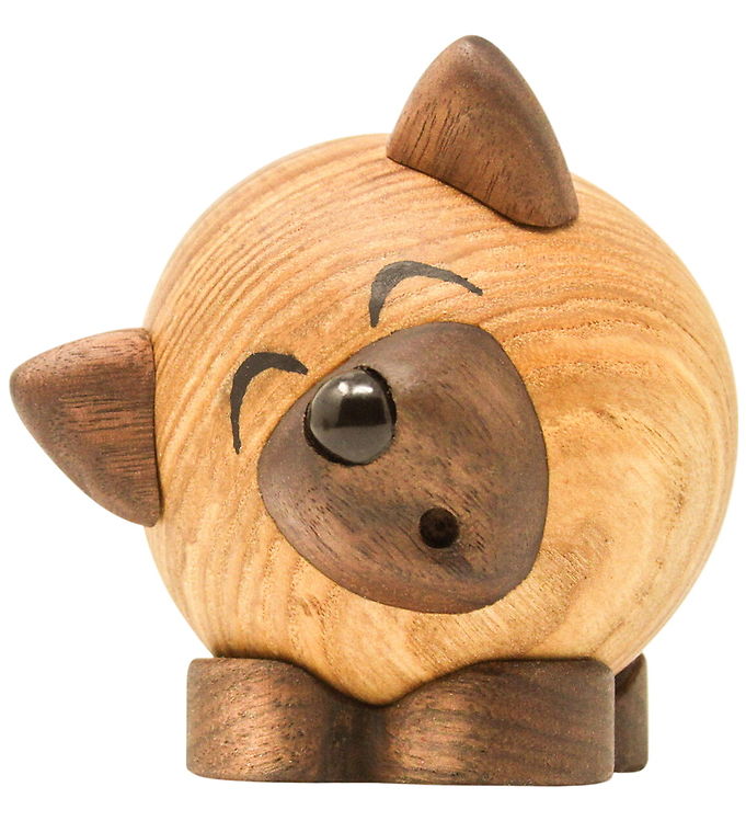 FableWood Ulven Wulf - Træ - 8x8 cm - Pick-Me-Up FableWood Ulven Wulf - Træ - 8x8 cm - Pick-Me-Up