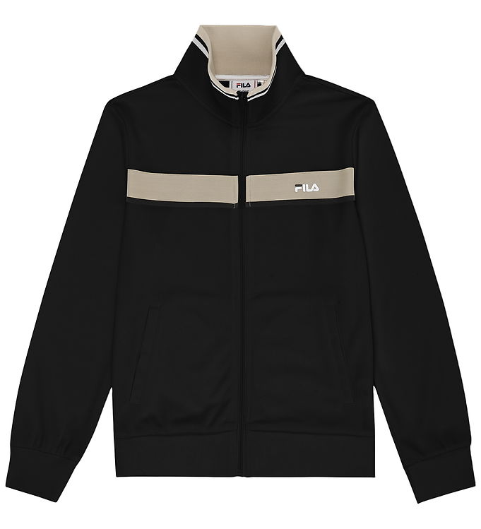 Fila Cardigan - Campasso - Sort/White Pepper Fila Cardigan - Campasso - Sort/White Pepper