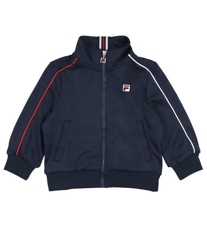 Fila Cardigan - Caresana - Black Iris m. Logo